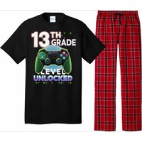 13th Grade Level Unlocked Video Gamer Teenager Birthday Pajama Set