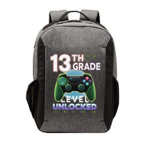 13th Grade Level Unlocked Video Gamer Teenager Birthday Vector Backpack