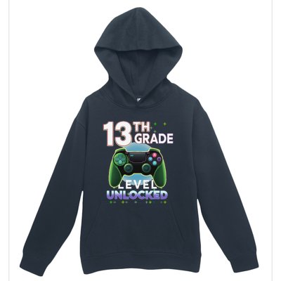 13th Grade Level Unlocked Video Gamer Teenager Birthday Urban Pullover Hoodie