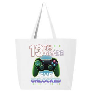 13th Grade Level Unlocked Video Gamer Teenager Birthday 25L Jumbo Tote