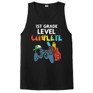 1st Grade Level Complete Gaming Last Day Of School Gamer PosiCharge Competitor Tank