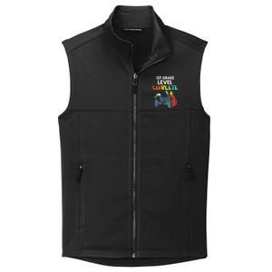 1st Grade Level Complete Gaming Last Day Of School Gamer Collective Smooth Fleece Vest