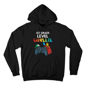 1St Grade Level Complete Gaming  Last Day Of School Gamer Hoodie