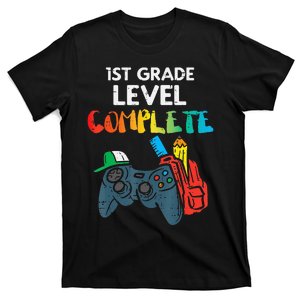 1St Grade Level Complete Gaming  Last Day Of School Gamer T-Shirt