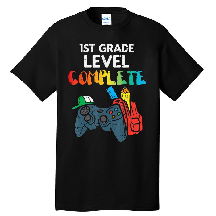 1St Grade Level Complete Gaming  Last Day Of School Gamer Tall T-Shirt