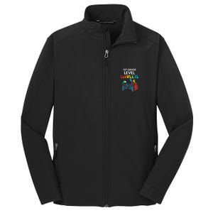 1St Grade Level Complete Gaming  Last Day Of School Gamer Core Soft Shell Jacket