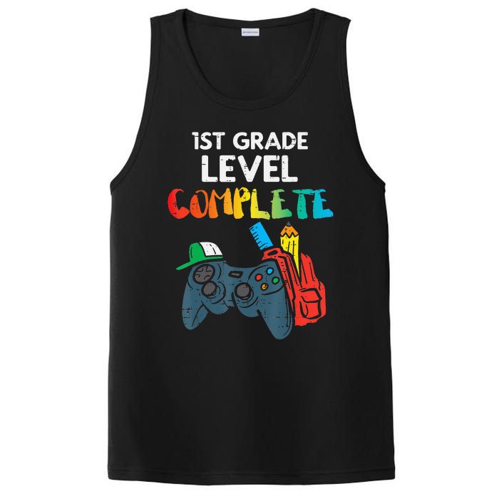 1St Grade Level Complete Gaming  Last Day Of School Gamer PosiCharge Competitor Tank