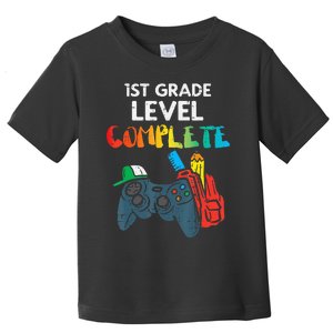 1St Grade Level Complete Gaming  Last Day Of School Gamer Toddler T-Shirt