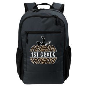 1st Grade Leopard Pumpkin Daily Commute Backpack