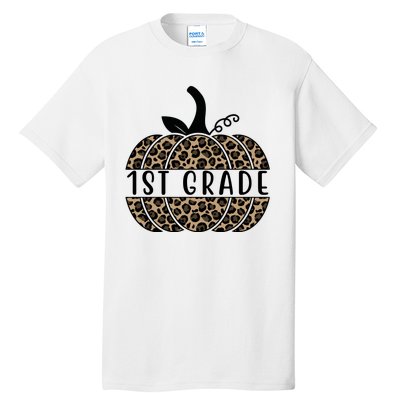 1st Grade Leopard Pumpkin Tall T-Shirt