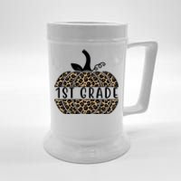 1st Grade Leopard Pumpkin Beer Stein