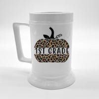 1st Grade Leopard Pumpkin Beer Stein