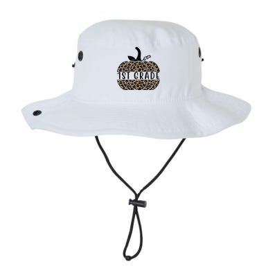 1st Grade Leopard Pumpkin Bucket Hat