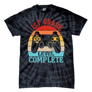 1st Grade Level Complete Last Day Of School Graduation Tie-Dye T-Shirt