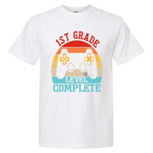 1st Grade Level Complete Last Day Of School Graduation Garment-Dyed Heavyweight T-Shirt