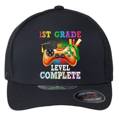 1St Grade Level Complete Last Day Of School Graduation Flexfit Unipanel Trucker Cap