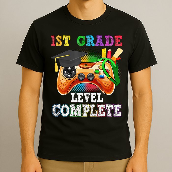 1St Grade Level Complete Last Day Of School Graduation T-Shirt