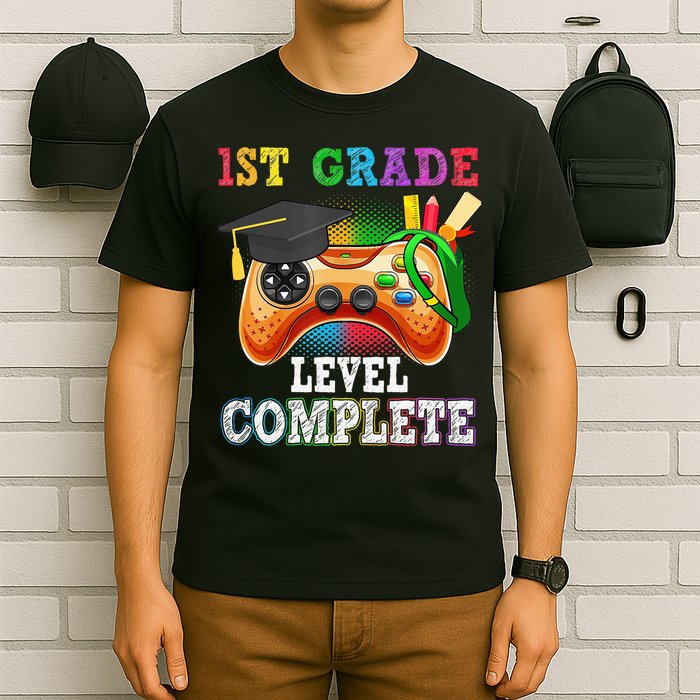 1St Grade Level Complete Last Day Of School Graduation T-Shirt