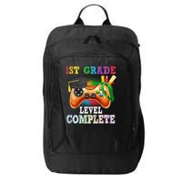 1St Grade Level Complete Last Day Of School Graduation City Backpack