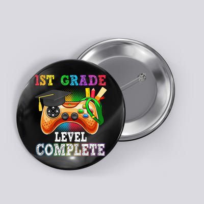 1St Grade Level Complete Last Day Of School Graduation Button