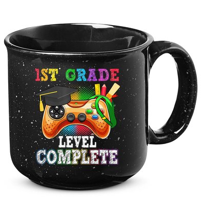 1St Grade Level Complete Last Day Of School Graduation 15oz Campfire Ceramic Mug