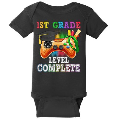 1St Grade Level Complete Last Day Of School Graduation Baby Bodysuit