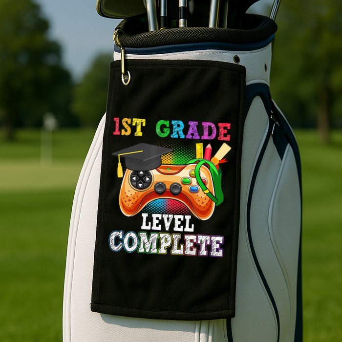 1St Grade Level Complete Last Day Of School Graduation Golf Towel