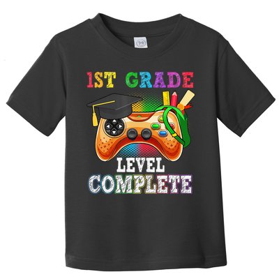1St Grade Level Complete Last Day Of School Graduation Toddler T-Shirt