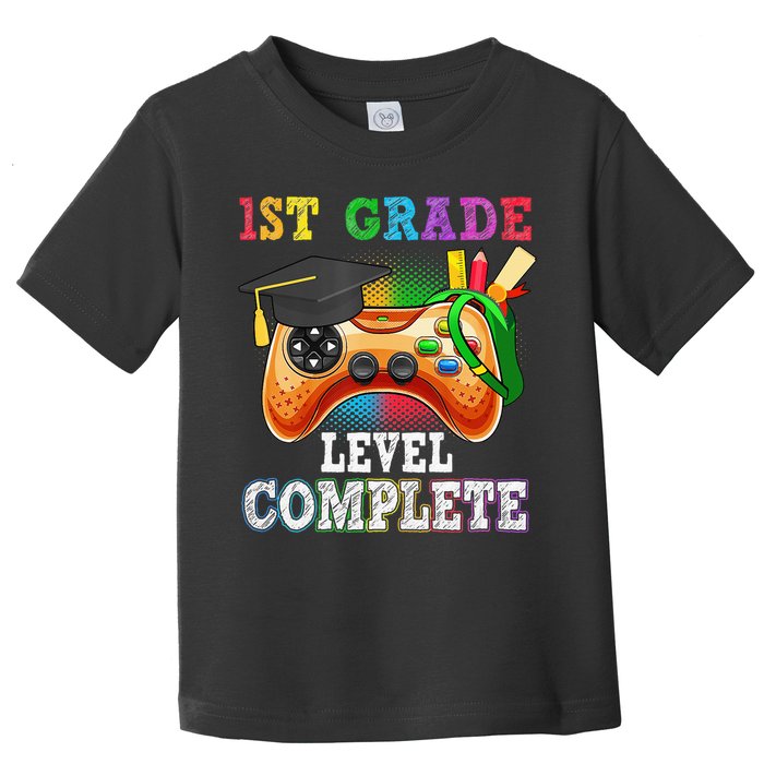 1St Grade Level Complete Last Day Of School Graduation Toddler T-Shirt