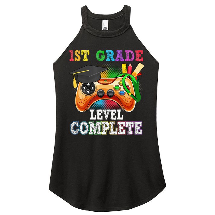 1St Grade Level Complete Last Day Of School Graduation Women's Perfect Tri Rocker Tank