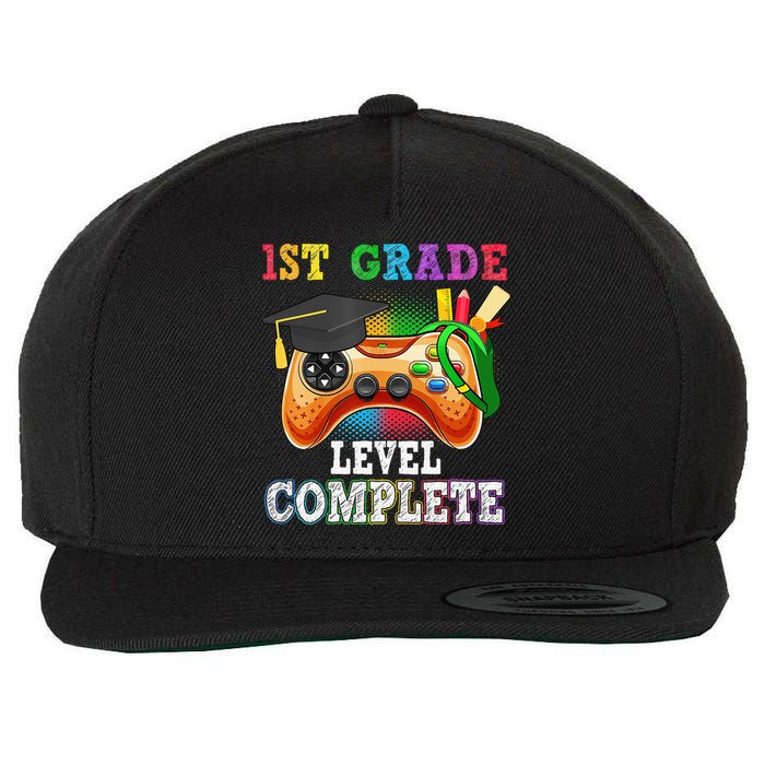 1St Grade Level Complete Last Day Of School Graduation Wool Snapback Cap
