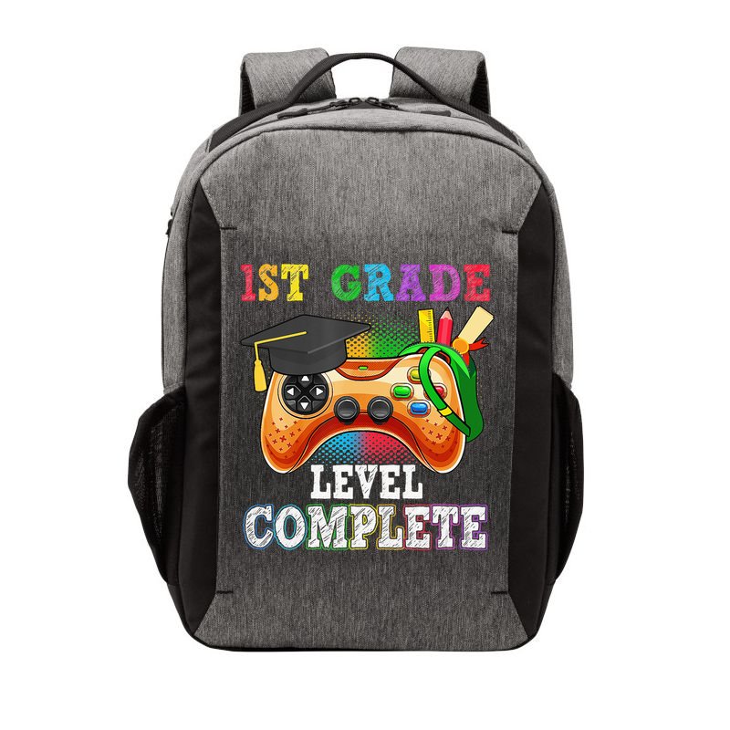 1St Grade Level Complete Last Day Of School Graduation Vector Backpack