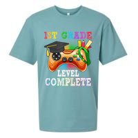 1St Grade Level Complete Last Day Of School Graduation Sueded Cloud Jersey T-Shirt