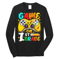 1St Grade Level Unlocked Game On 1St Grade Back To School Long Sleeve Shirt