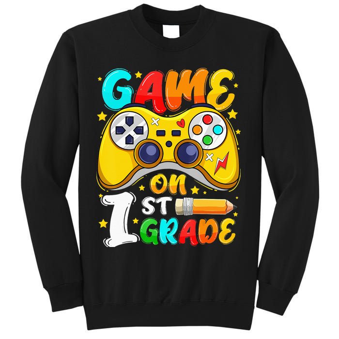1St Grade Level Unlocked Game On 1St Grade Back To School Sweatshirt