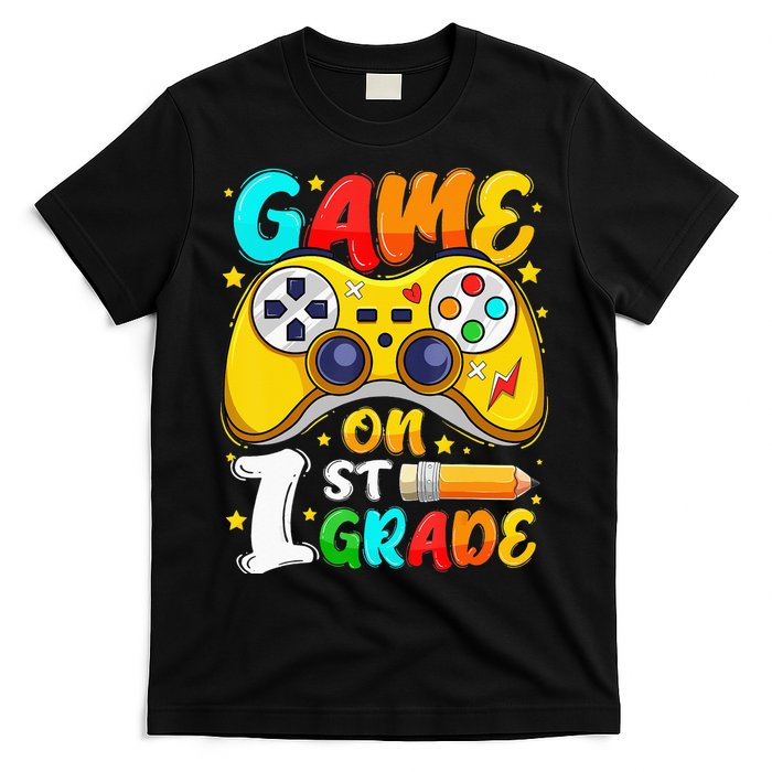 1St Grade Level Unlocked Game On 1St Grade Back To School T-Shirt
