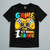 1St Grade Level Unlocked Game On 1St Grade Back To School T-Shirt