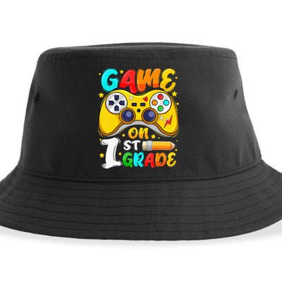 1St Grade Level Unlocked Game On 1St Grade Back To School Sustainable Bucket Hat