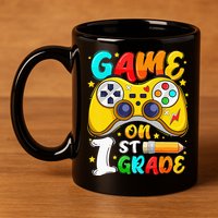 1St Grade Level Unlocked Game On 1St Grade Back To School 11oz C Handle Ceramic Mug
