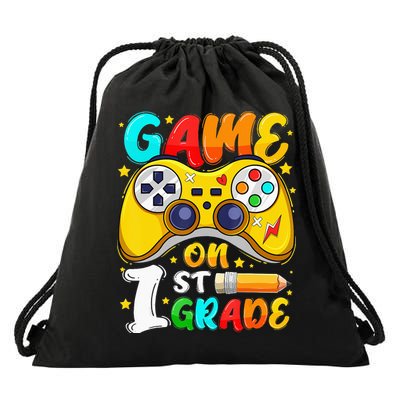 1St Grade Level Unlocked Game On 1St Grade Back To School Drawstring Bag