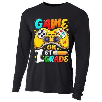 1St Grade Level Unlocked Game On 1St Grade Back To School Cooling Performance Long Sleeve Crew