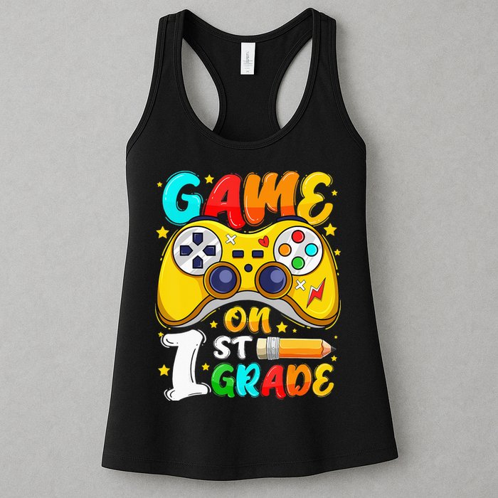 1St Grade Level Unlocked Game On 1St Grade Back To School Womens Tank Top