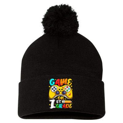 1St Grade Level Unlocked Game On 1St Grade Back To School Pom Pom 12in Knit Beanie