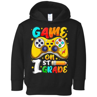 1St Grade Level Unlocked Game On 1St Grade Back To School Toddler Hoodie