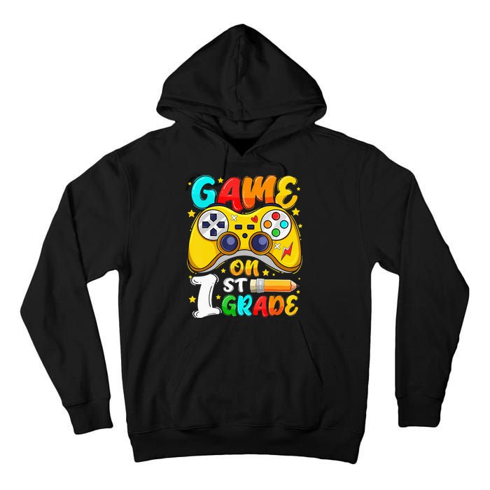 1St Grade Level Unlocked Game On 1St Grade Back To School Tall Hoodie