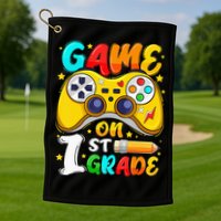 1St Grade Level Unlocked Game On 1St Grade Back To School Golf Towel