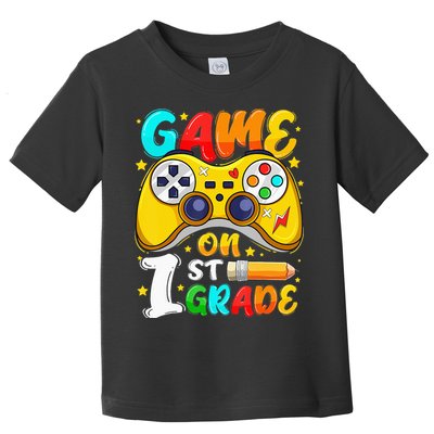 1St Grade Level Unlocked Game On 1St Grade Back To School Toddler T-Shirt