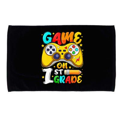 1St Grade Level Unlocked Game On 1St Grade Back To School Microfiber Hand Towel