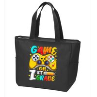 1St Grade Level Unlocked Game On 1St Grade Back To School Zip Tote Bag
