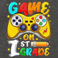 1St Grade Level Unlocked Game On 1St Grade Back To School Vector Backpack